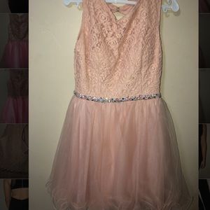 cute short pink dress